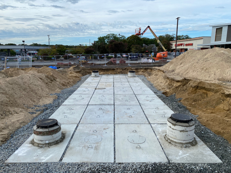 Williams Co. Commercial Drainage Installation